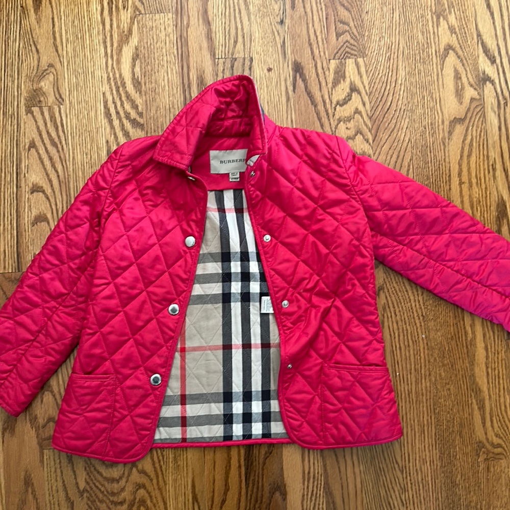 Girls Burberry Jacket - 6Y